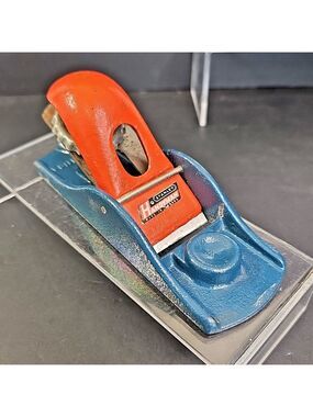 Vintage Stanley C-247 Smoothing Wood Plane, Cast Metal (6" L, 1-3/4" Cutter) USA